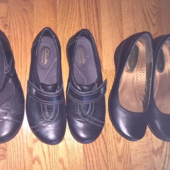 WOMENS CLARK+ BORN SHOE LOT SIZE 6-7 - Picture 3 of 4